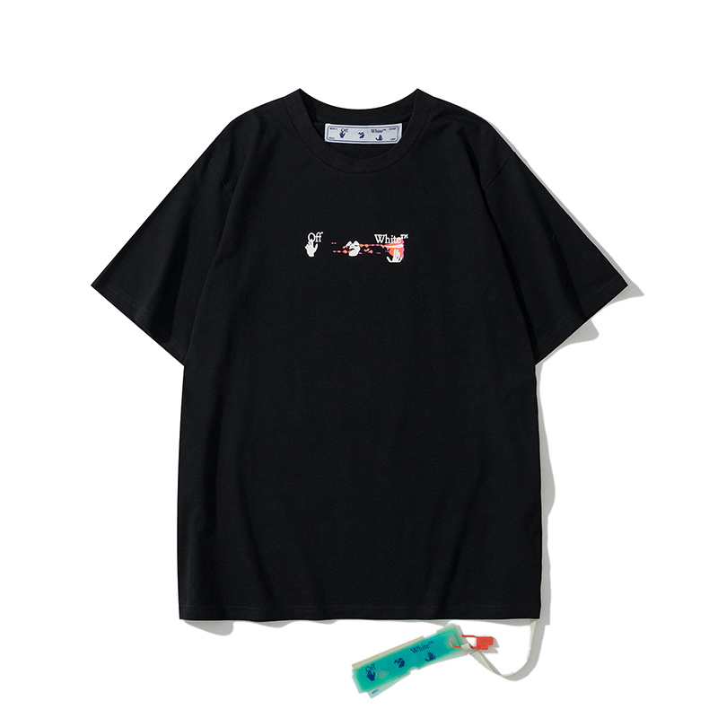 Off-White Black White Graphic T-Shirt 6109