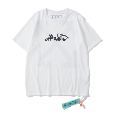 Off-White Black White Graphic T-Shirt 6120 01