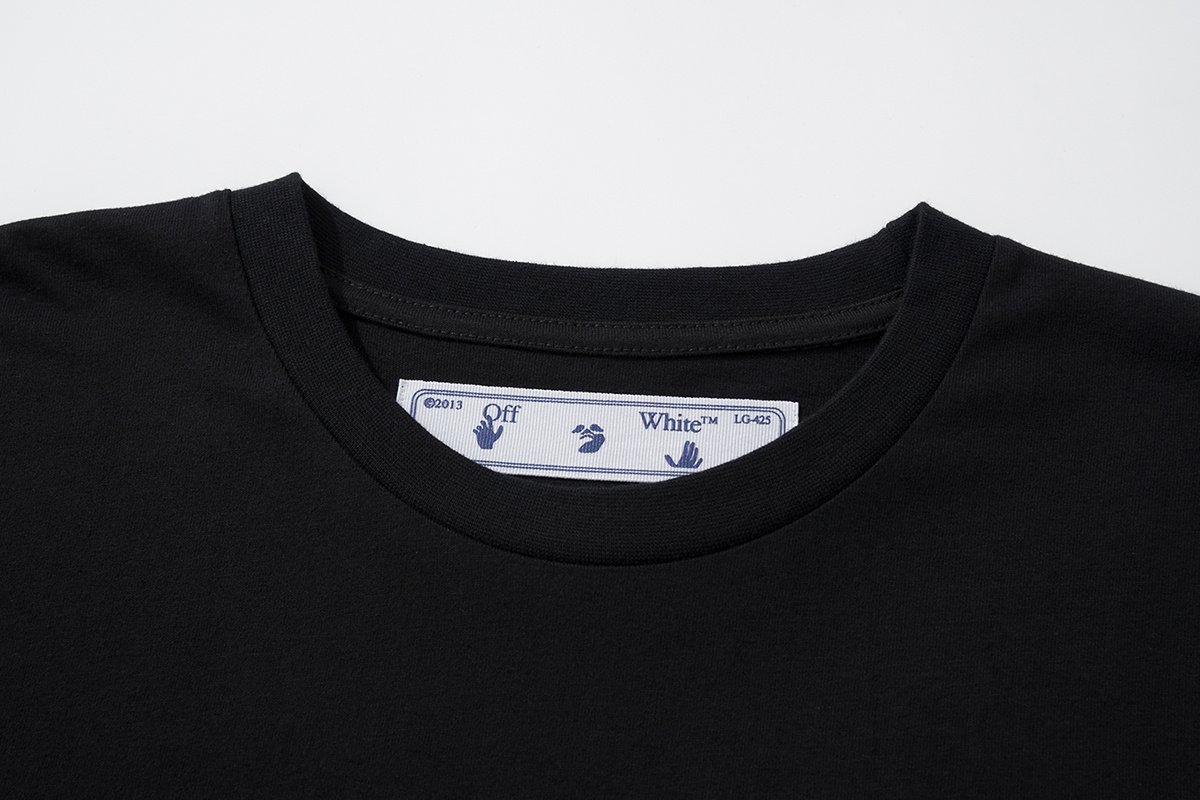 Off-White Black White Graphic T-Shirt 6120