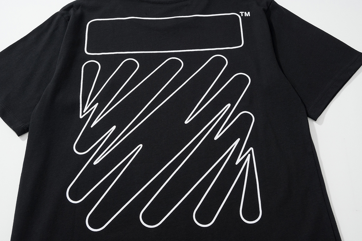Off-White Black White Graphic T-Shirt 6126