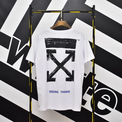 Off-White Black White Graphic T-Shirt 621 02