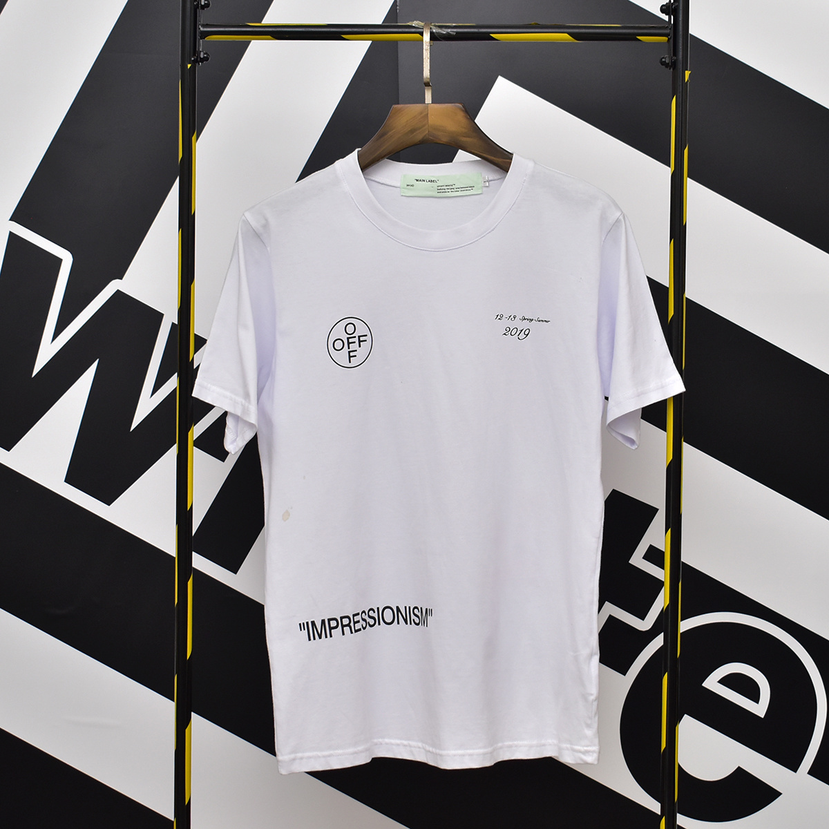 Off-White Black White Graphic T-Shirt 631