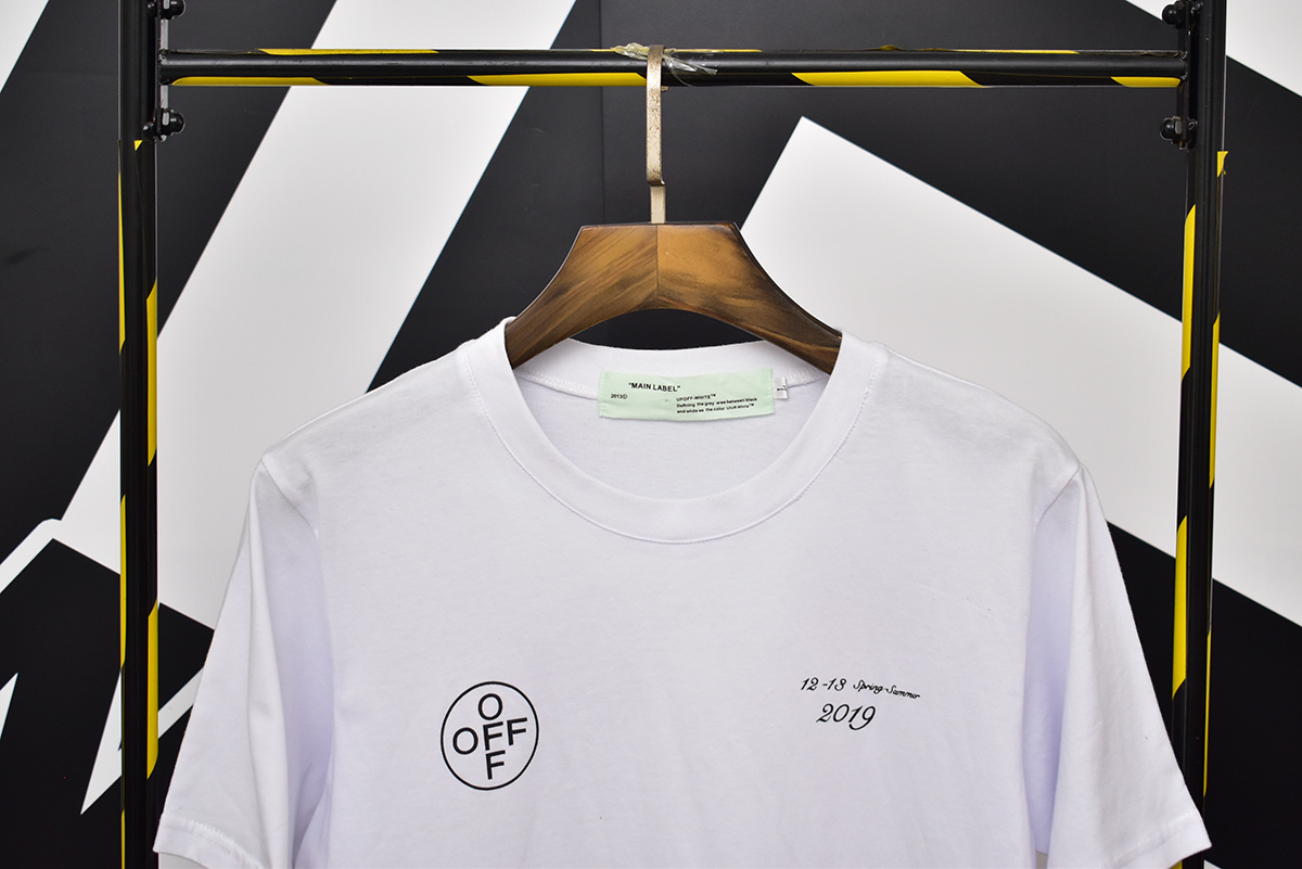 Off-White Black White Graphic T-Shirt 631