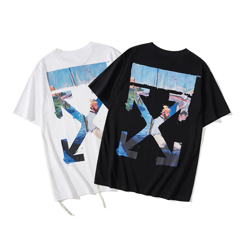 Off-White Black White Graphic T-Shirt 637