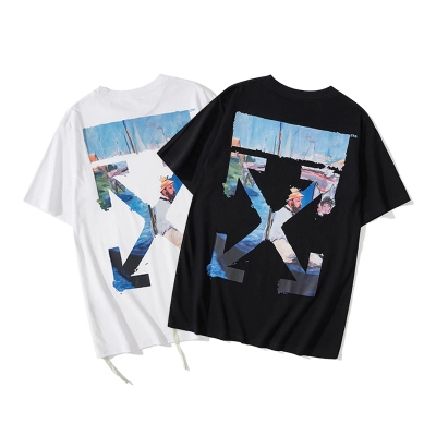 Off-White Black White Graphic T-Shirt 637 01