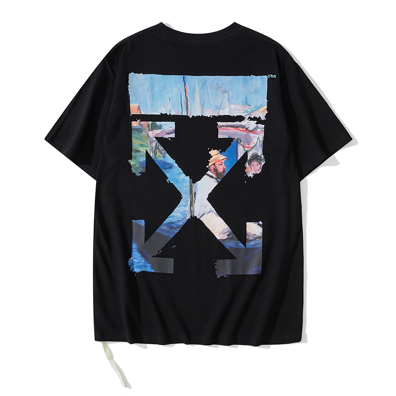 Off-White Black White Graphic T-Shirt 637