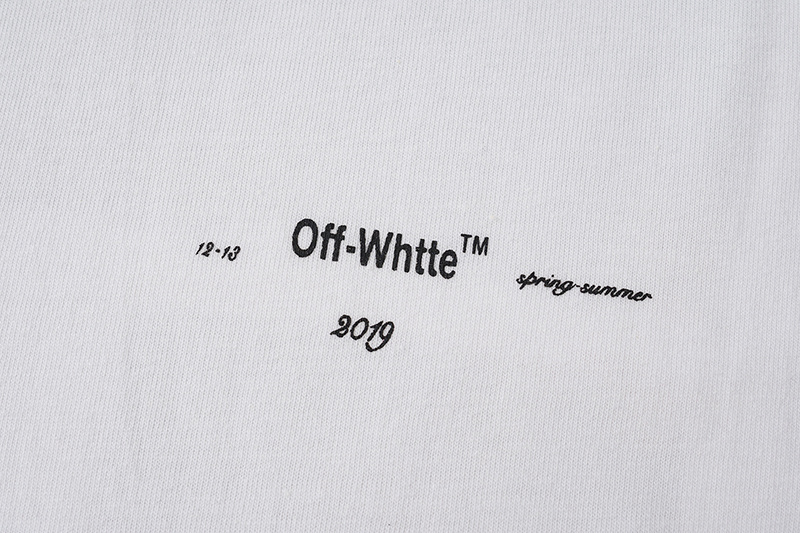 Off-White Black White Graphic T-Shirt 637