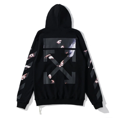 Off-White Black White Graphic   Sweatshirt 837 01