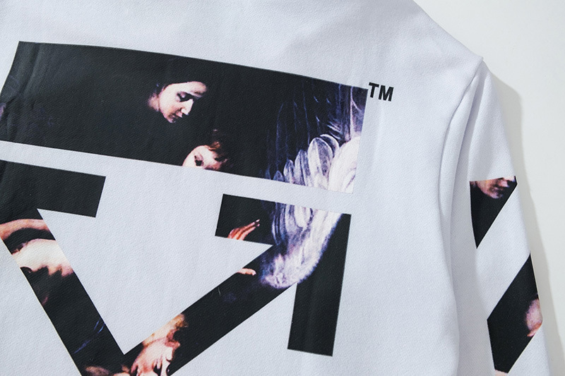 Off-White Black White Graphic   Sweatshirt 837