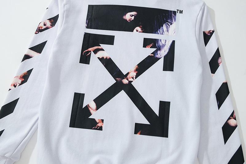 Off-White Black White Graphic   Sweatshirt 837