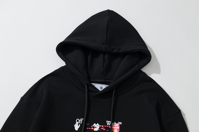 Off-White Black White Graphic Sweatshirt 863