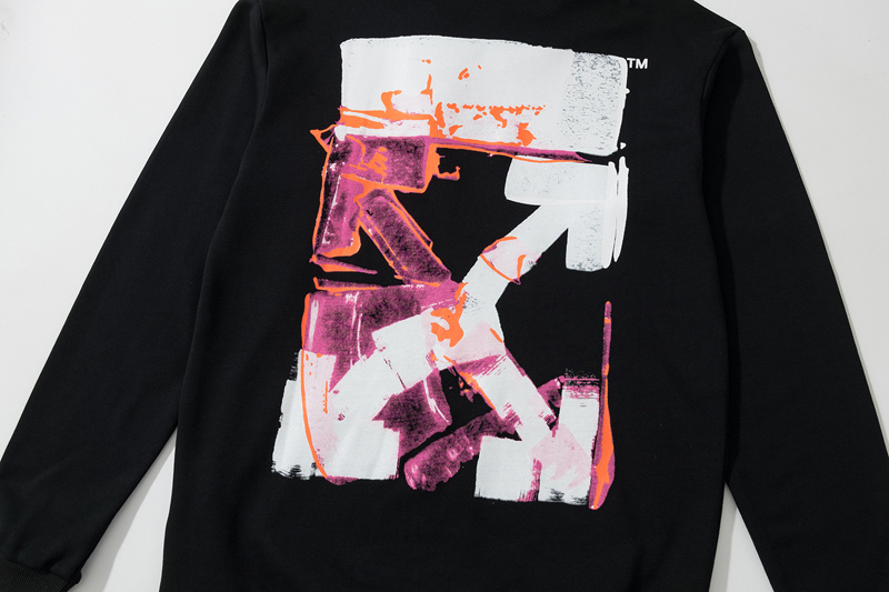 Off-White Black White Graphic Sweatshirt 863