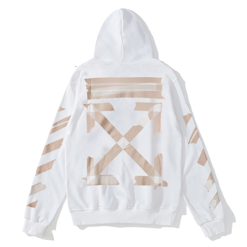 Off-White Black White Graphic  Sweatshirt 8822