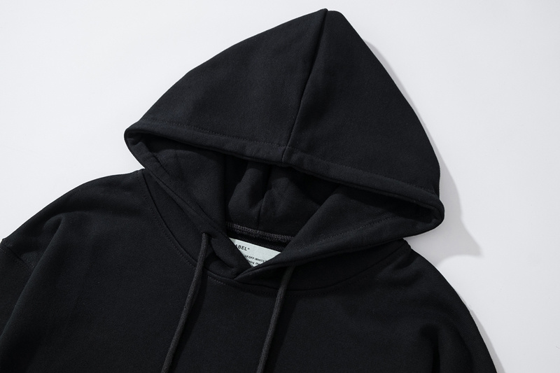Off-White Black White Graphic  Sweatshirt 8822