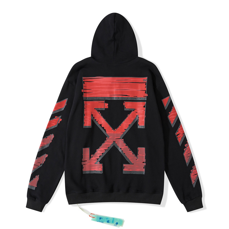 Off-White Black White Graphic  Sweatshirt 8853