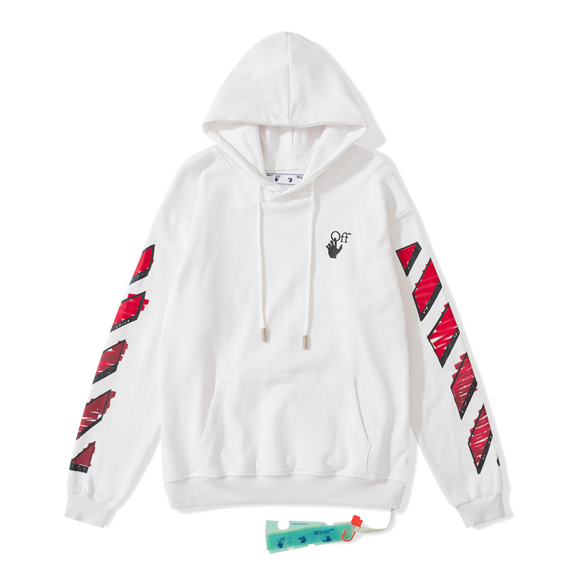 Off-White Black White Graphic  Sweatshirt 8853