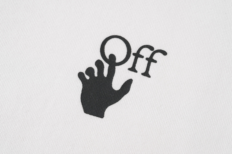 Off-White Black White Graphic  Sweatshirt 8853
