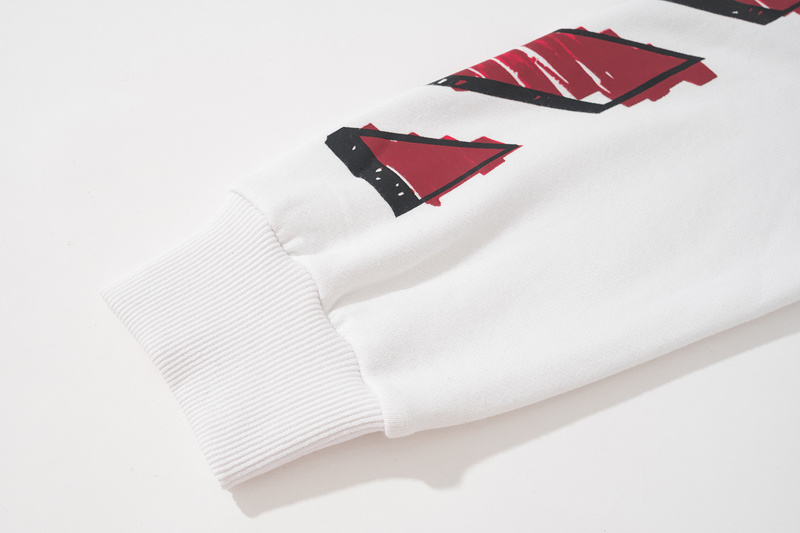 Off-White Black White Graphic  Sweatshirt 8853