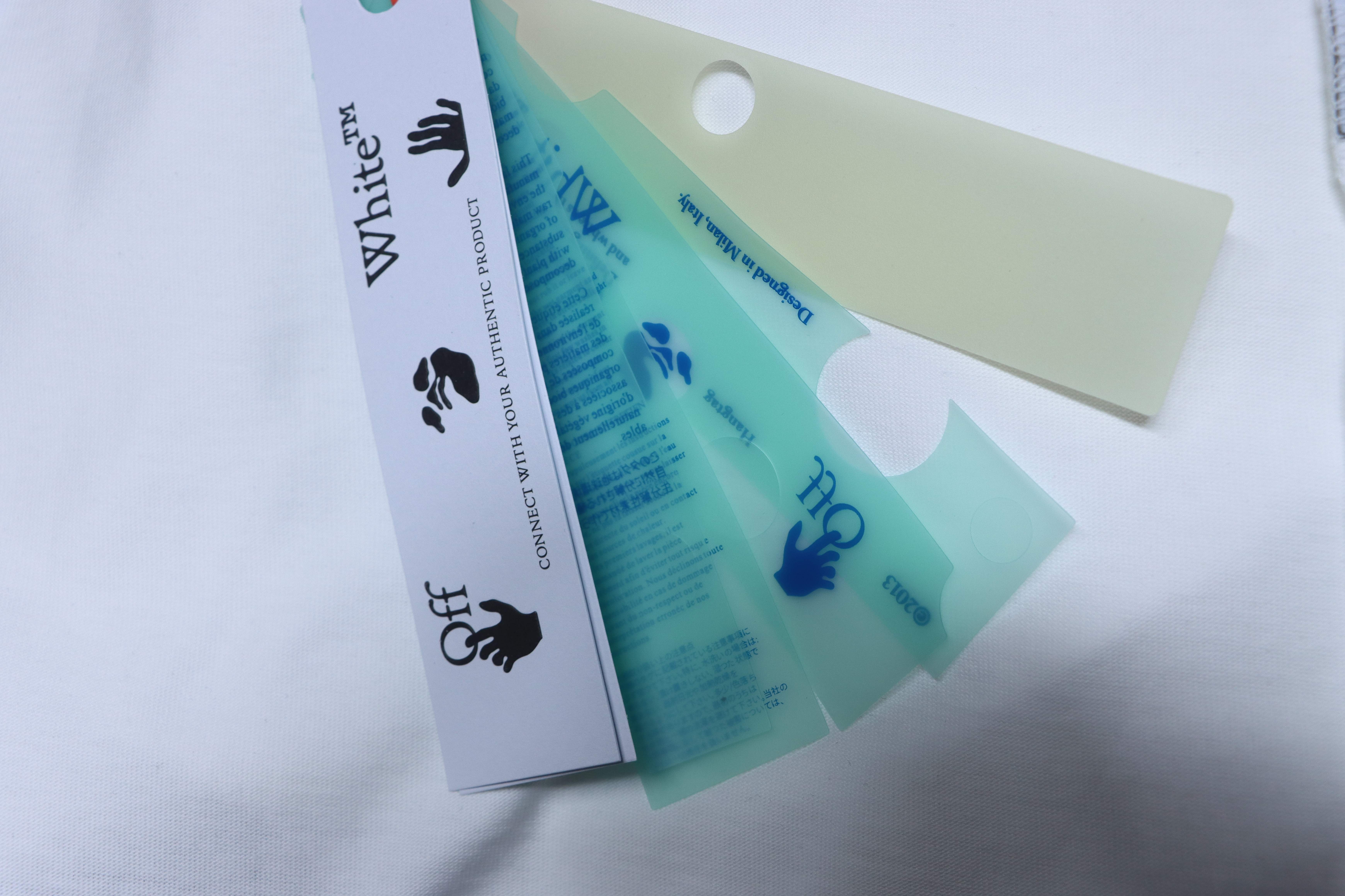 Off-White Blurry Oil Painting Arrow Cotton T-Shirt White H150