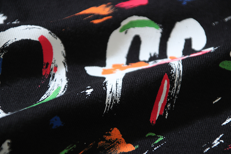 Off-White Brush Arrow Ink Splash Heavyweight T-Shirt Black H110 1207