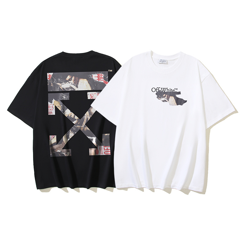 Off-White Brush Religious Arrow Heavyweight T-Shirt H100 1320