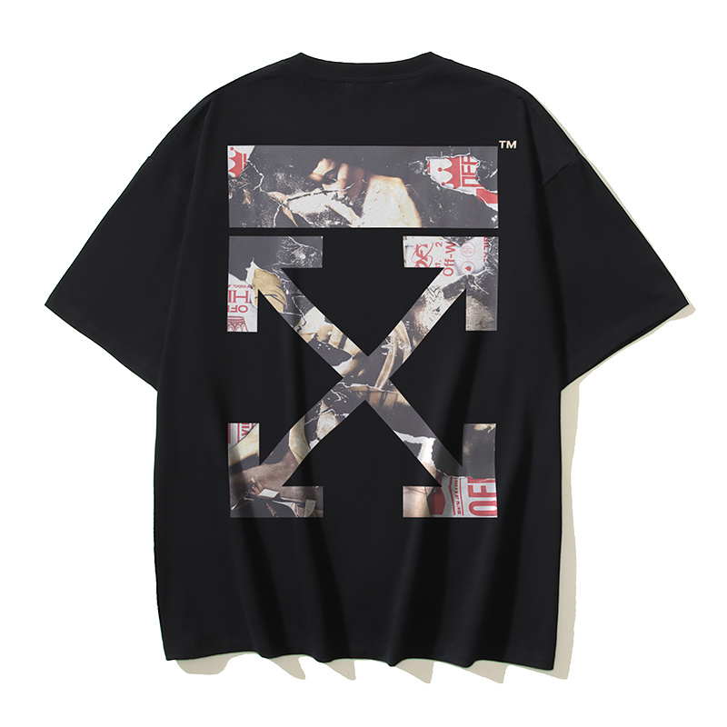 Off-White Brush Religious Arrow Heavyweight T-Shirt H100 1320
