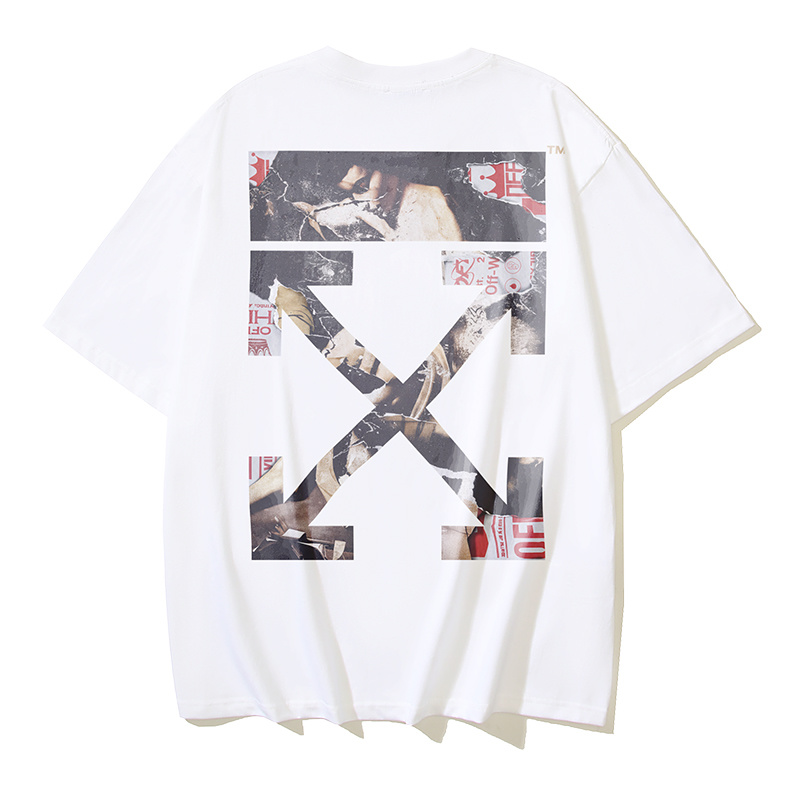 Off-White Brush Religious Arrow Heavyweight T-Shirt H100 1320