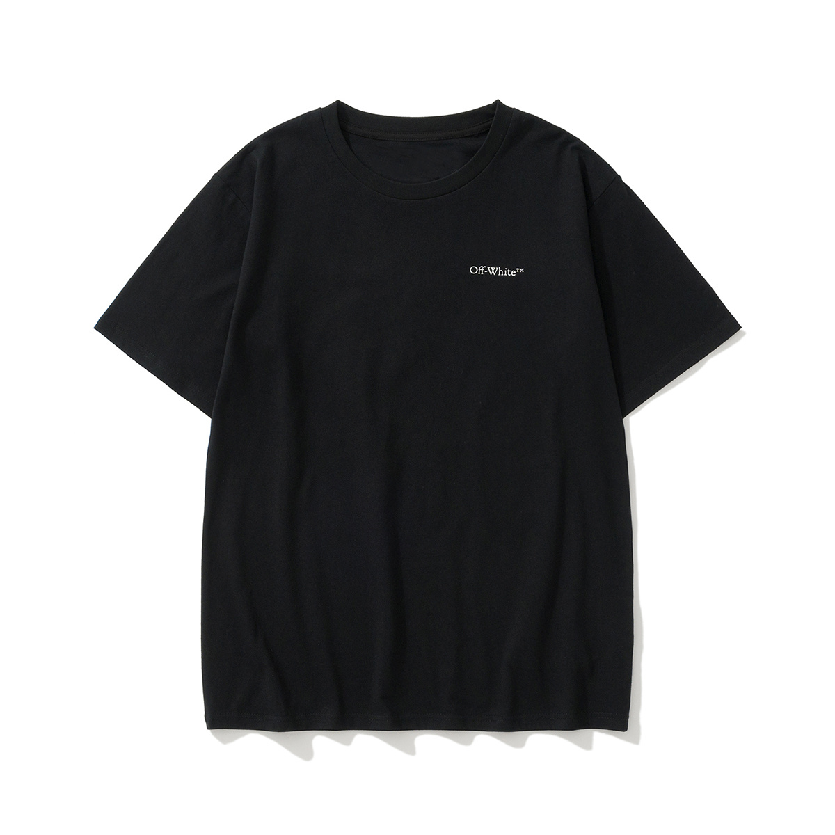 Off-White Burgundy Black Graphic T-Shirt 6132
