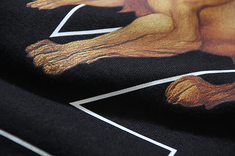 Off-White Candle Lion Eagle Arrow Heavyweight T-Shirt H100 1326