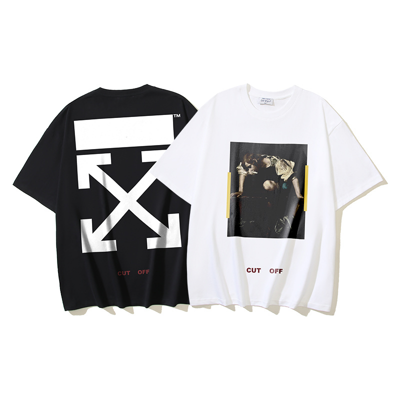 Off-White Caravaggio Oil Painting Arrow Heavyweight T-Shirt H110 1383