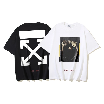 Off-White Caravaggio Oil Painting Arrow Heavyweight T-Shirt H110 1383 01