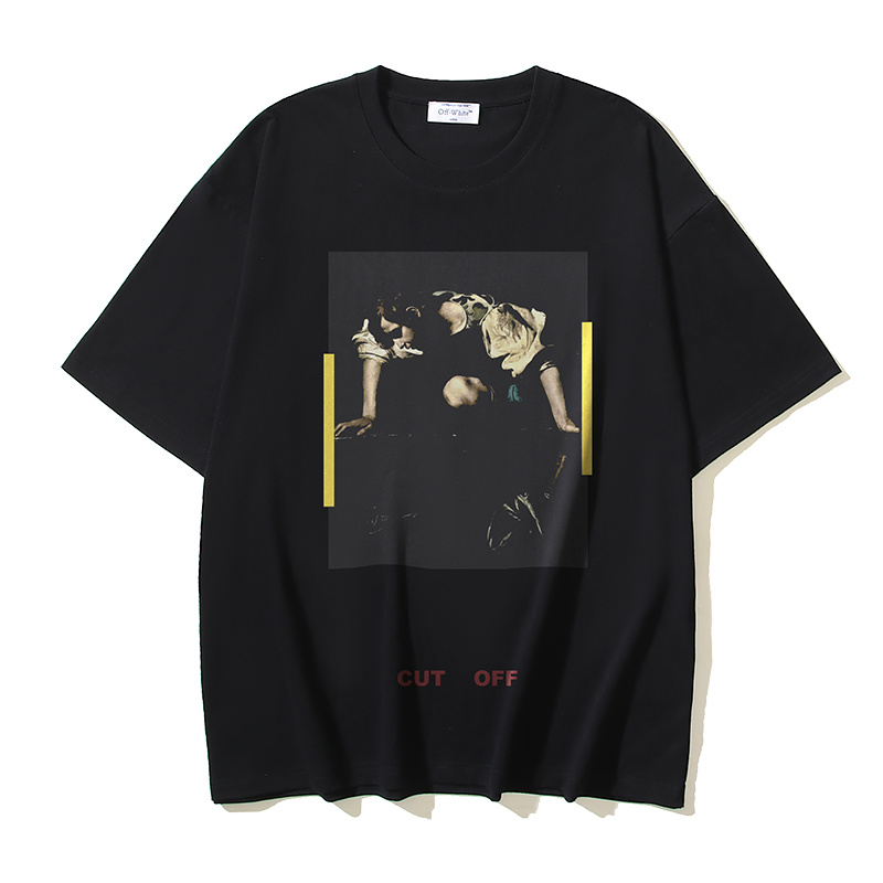 Off-White Caravaggio Oil Painting Arrow Heavyweight T-Shirt H110 1383