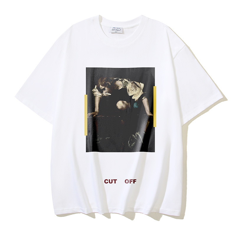 Off-White Caravaggio Oil Painting Arrow Heavyweight T-Shirt H110 1383