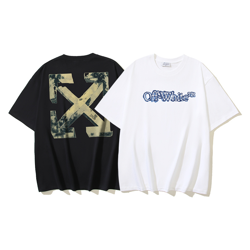 Off-White Cloudy Arrow Spray Heavyweight T-Shirt H100 1321