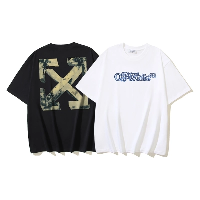 Off-White Cloudy Arrow Spray Heavyweight T-Shirt H100 1321 01