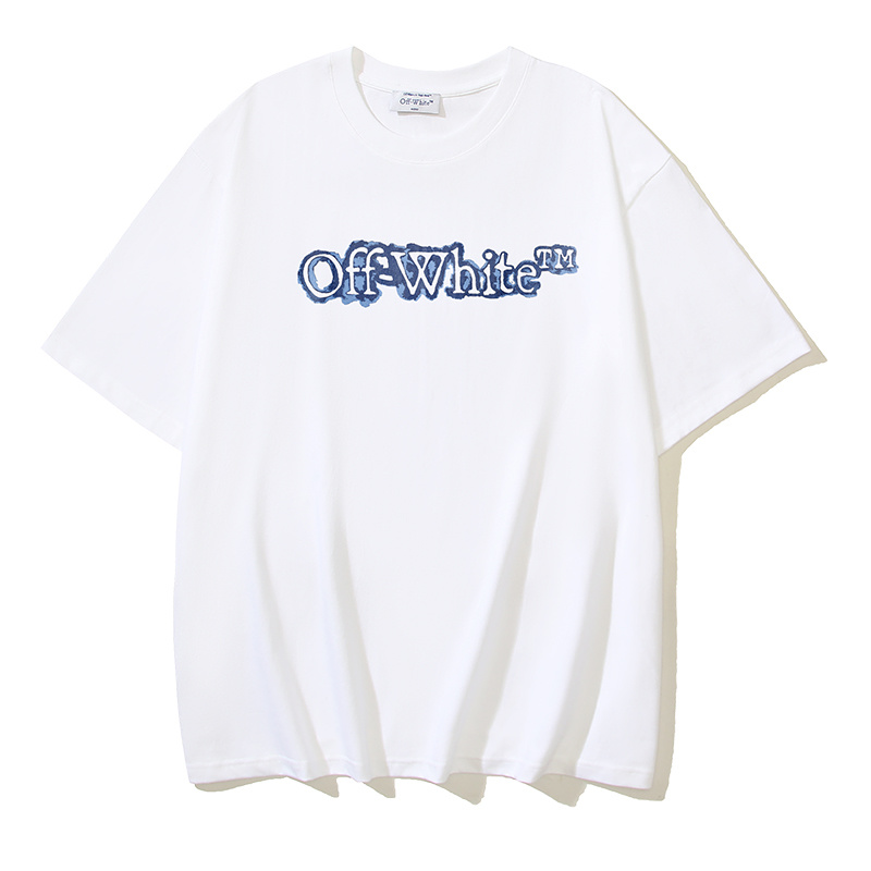 Off-White Cloudy Arrow Spray Heavyweight T-Shirt H100 1321