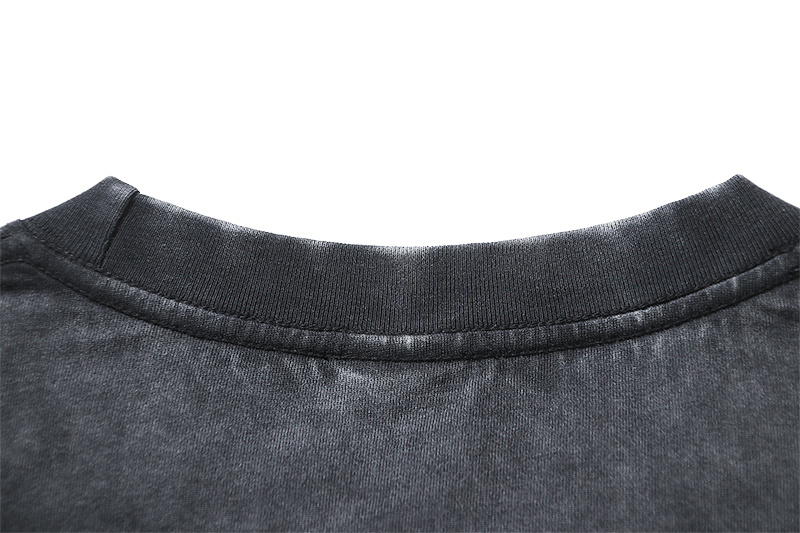 Off-White Digit Bacchus Portrait Grape Washed Heavyweight T-Shirt Black H120 1190