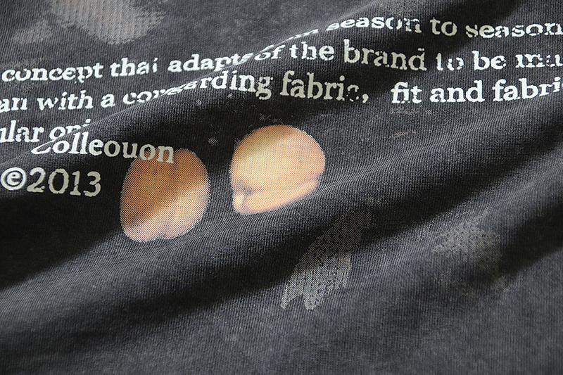 Off-White Digit Bacchus Portrait Grape Washed Heavyweight T-Shirt Black H120 1190