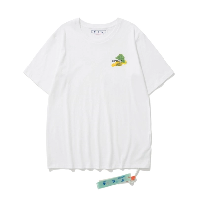 Off-White Digital Print Black White Graphic T-Shirt 6128 02