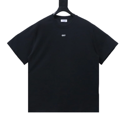 Off-White Embroidered Washed Black Arrow T-Shirt H140 02