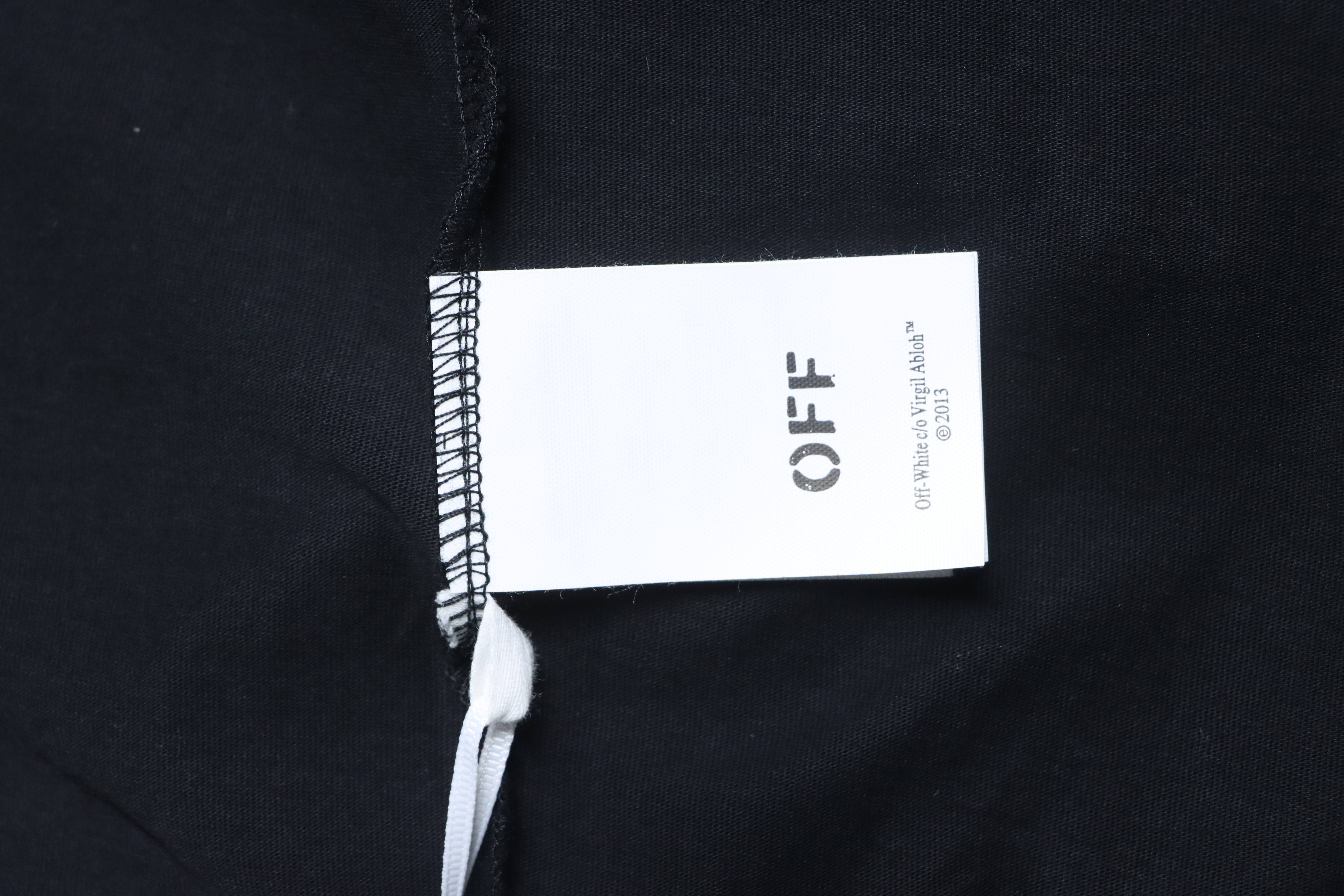 Off-White Embroidered Washed Black Arrow T-Shirt H140