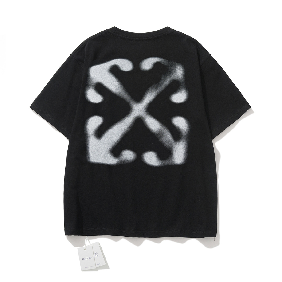 Off-White European Fit Black Graphic T-Shirt 6137