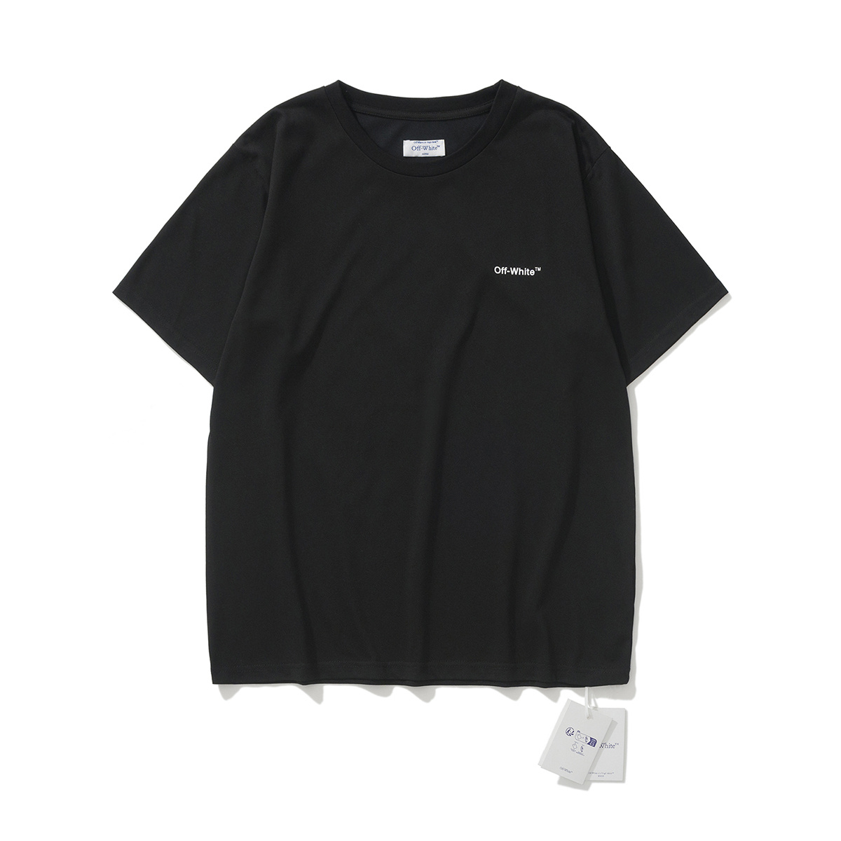 Off-White European Fit Black Graphic T-Shirt 6137