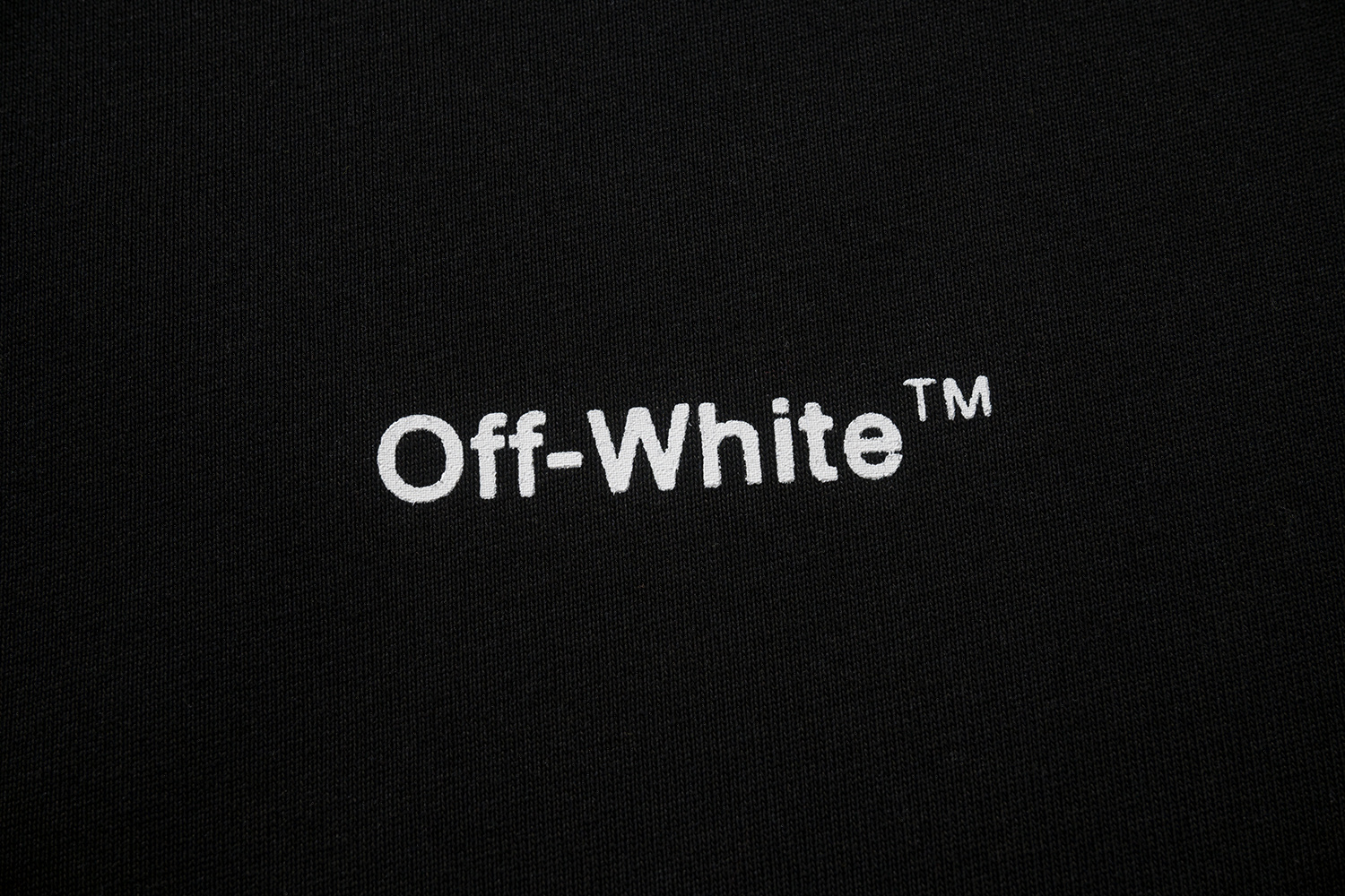 Off-White European Fit Black Graphic T-Shirt 6137