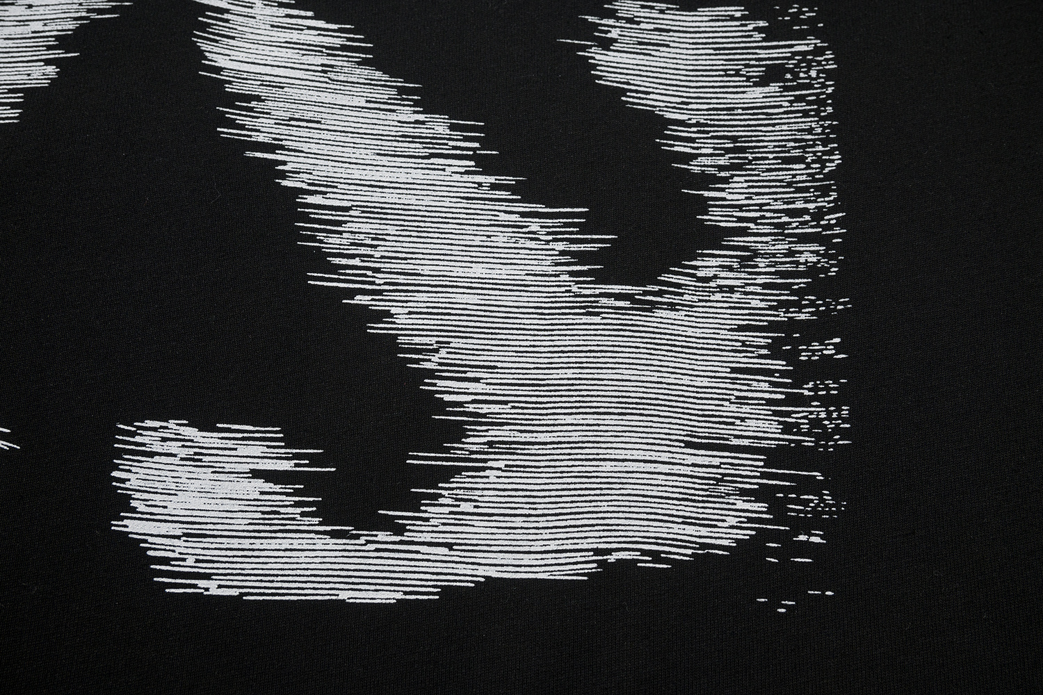 Off-White European Fit Black Green Graphic T-Shirt 6136
