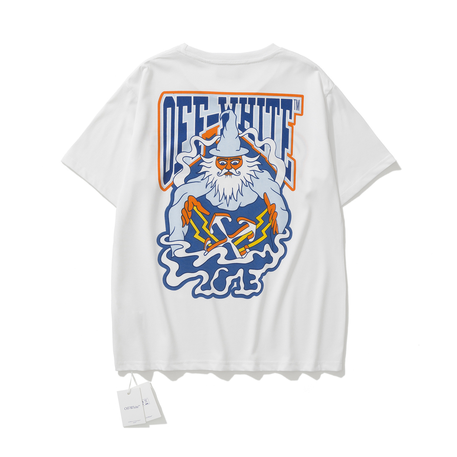 Off-White European Fit Black White Graphic T-Shirt 6138