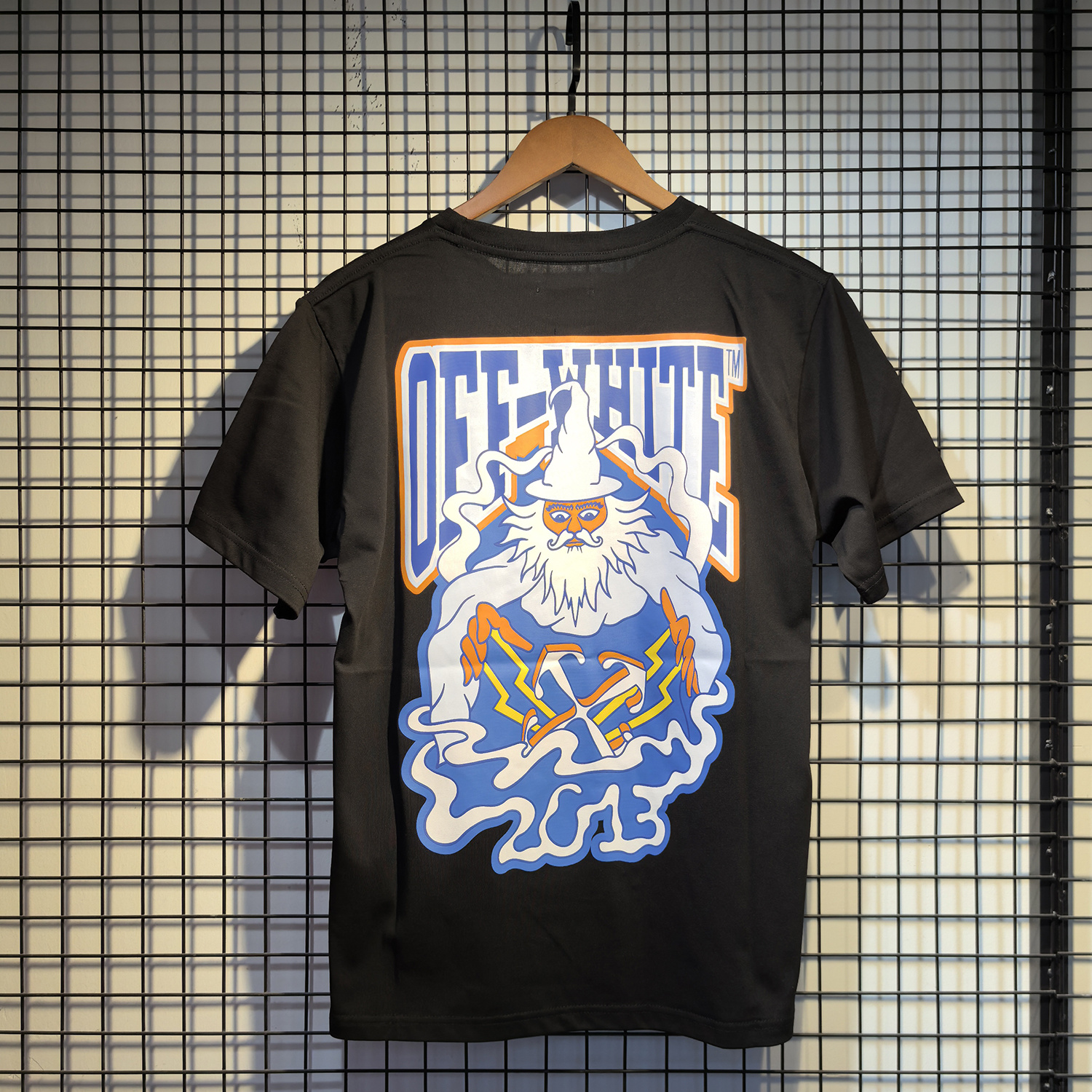 Off-White European Fit Black White Graphic T-Shirt 6138