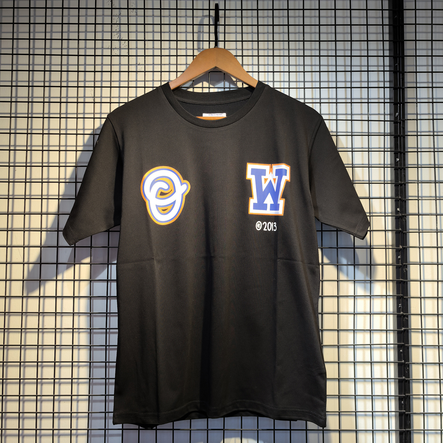 Off-White European Fit Black White Graphic T-Shirt 6138