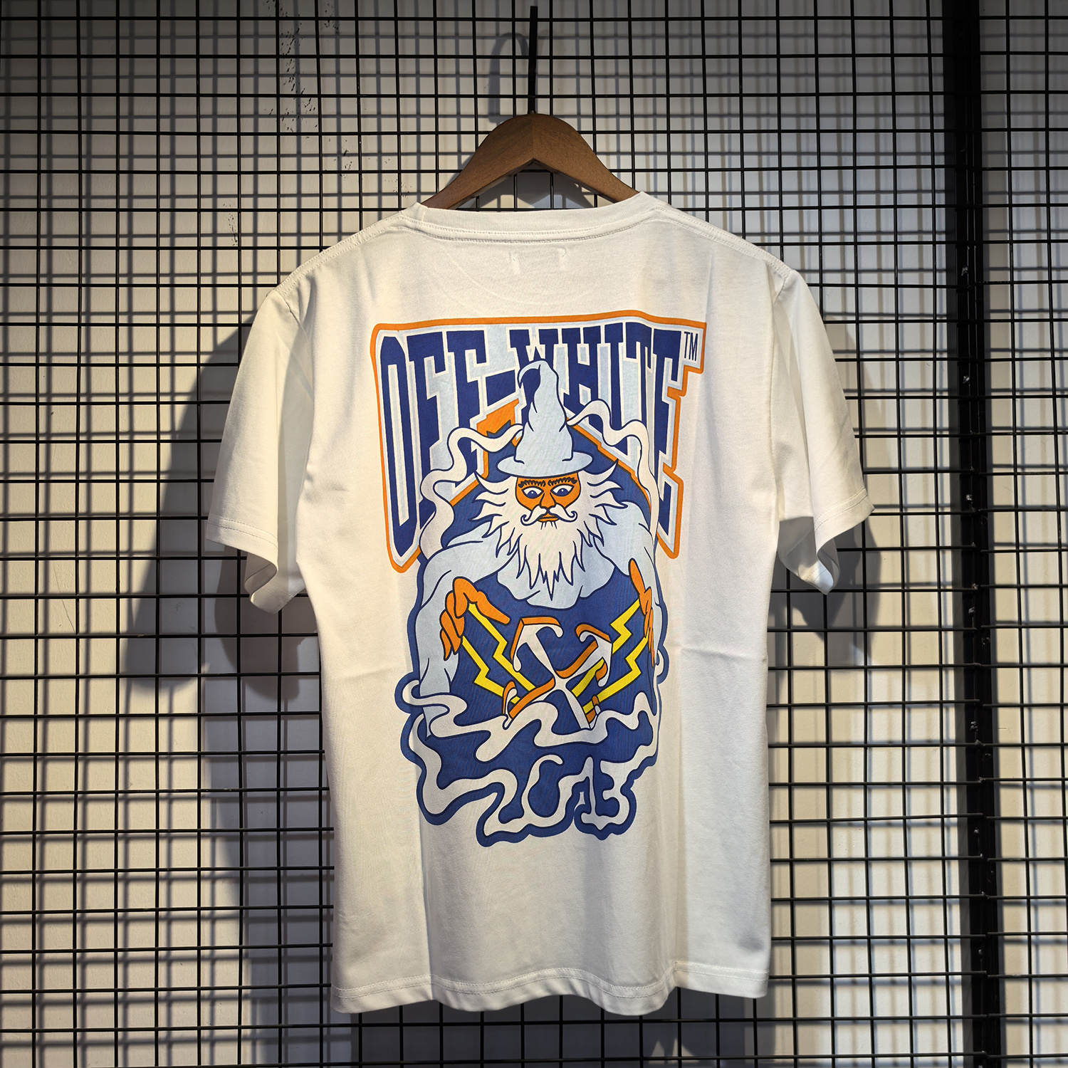 Off-White European Fit Black White Graphic T-Shirt 6138