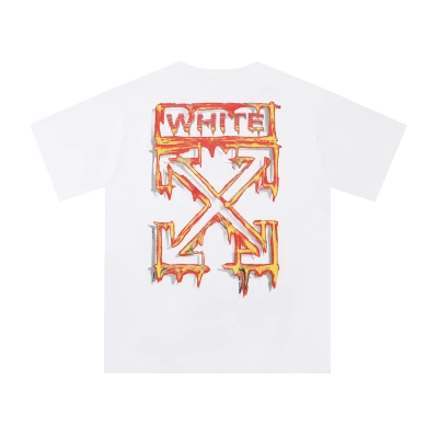 Off-White European Fit Black White Graphic T-Shirt 6151 02